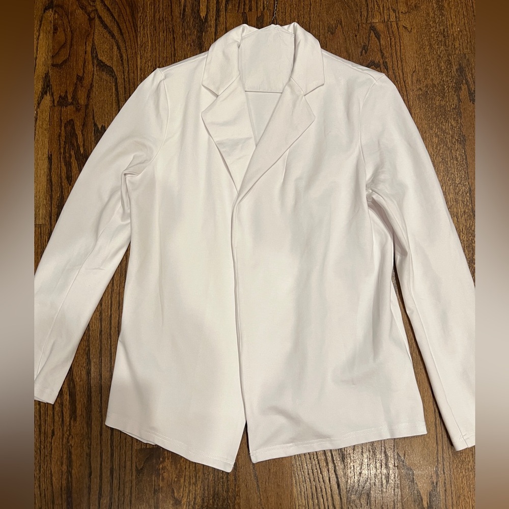 White Women's Blazer Jacket - Brand Unknown